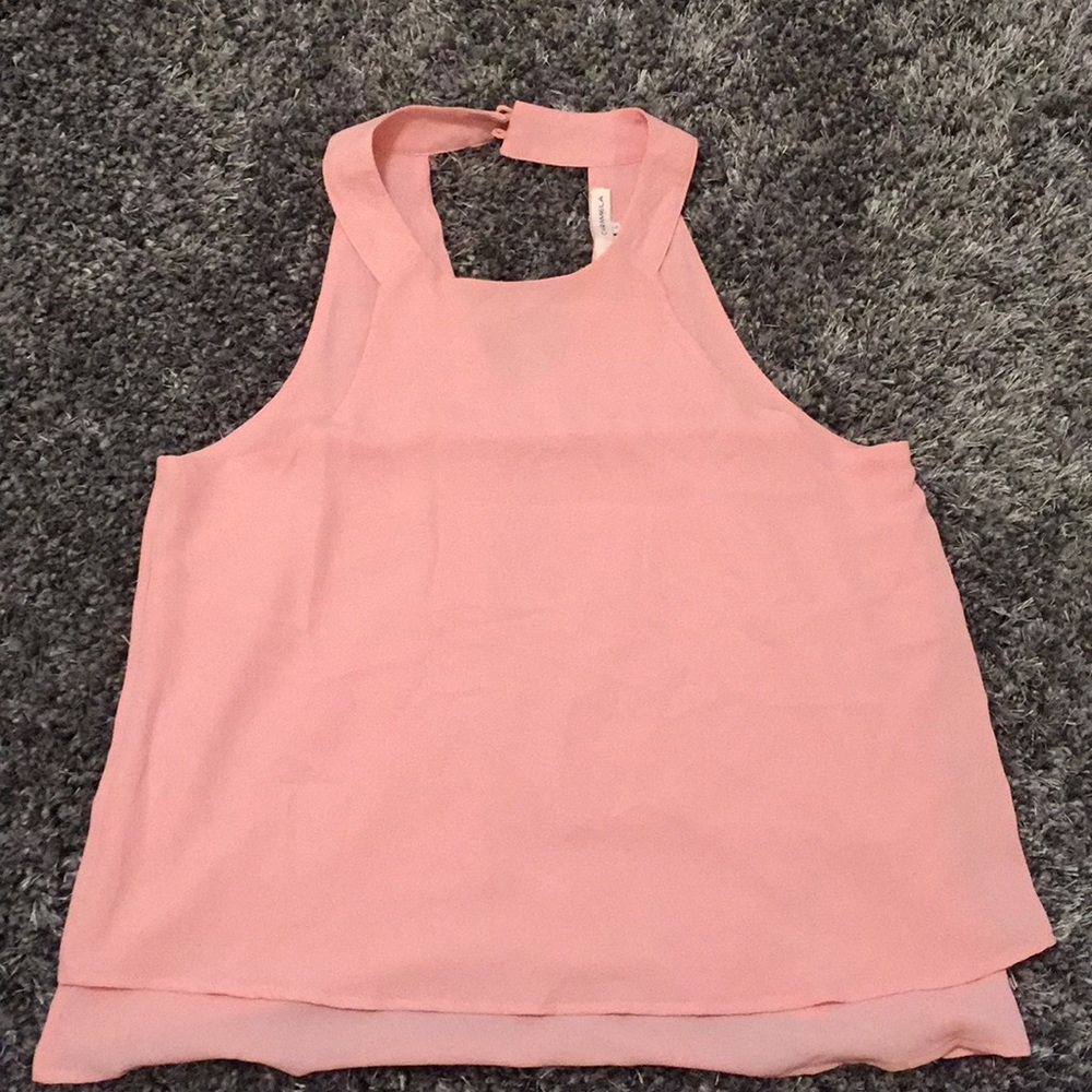 Caramels sleeveless tank style shirt size L